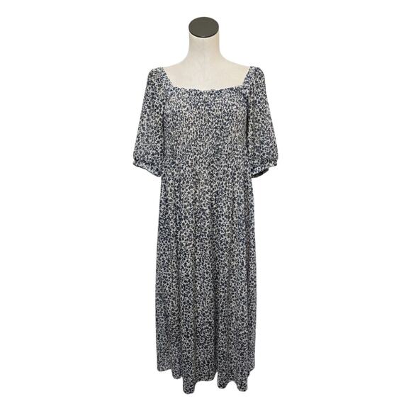 Baum Und Pferdgarten Judith Floral‎ Print Smoked Dress Womens Size Large - Picture 1 of 9